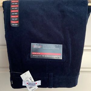 Roundtree and Yorke Navy Blue Corduroy Pants- NWT
